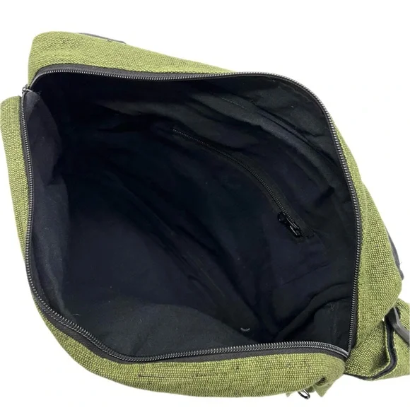 Multi pocket Cotton Embroidered Laptop Messenger Bag - Picture 15 of 15